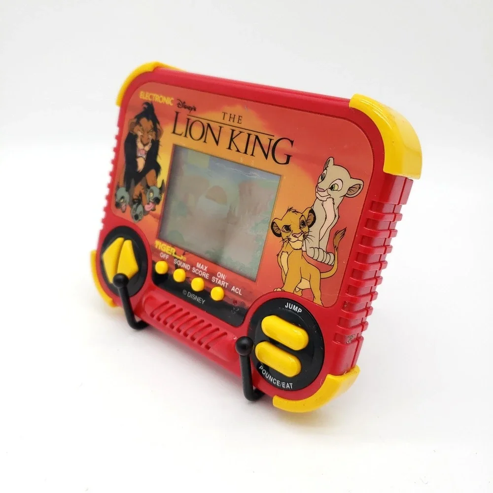 Vintage 90s Retro Handheld LCD Game Disney Lion King Tiger Electronics Toy
